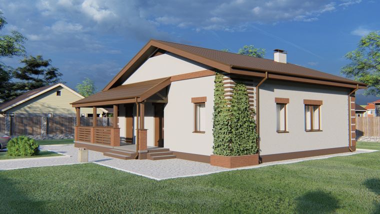 Проект жилого дома в селе Рожны